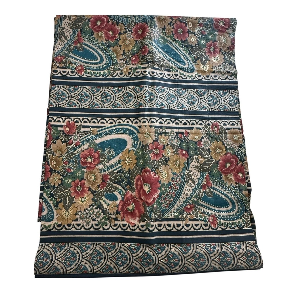 Croscill Luxury Valances Curtain 18x90 Inch Remi Pattern Spruce Green‎ USA Made
